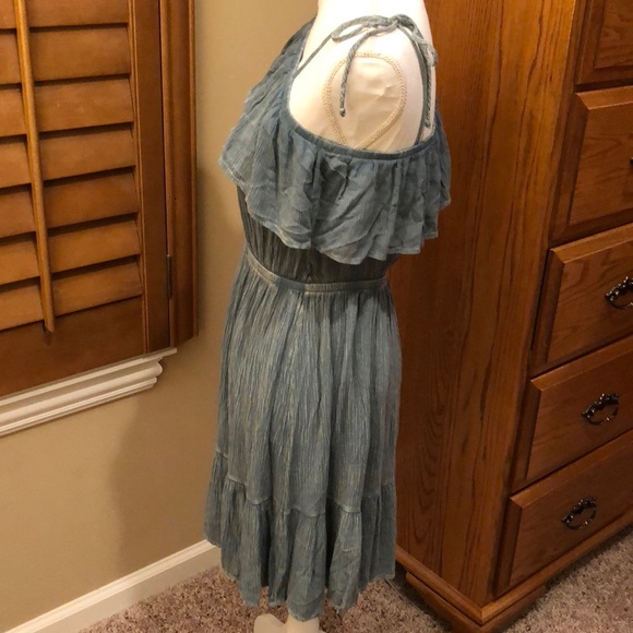 NWT Altar’d State one Shoulder dress in arctic S - Picture 2 of 7